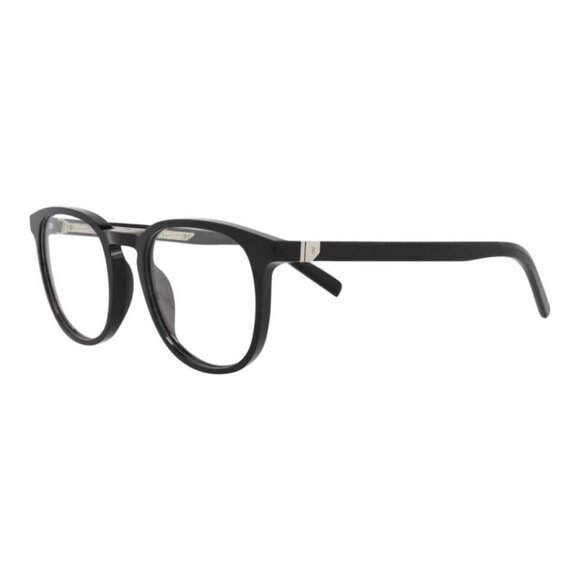 Berluti Mens Round/Oval Black Black Transparent Fashion Designer Eyewear